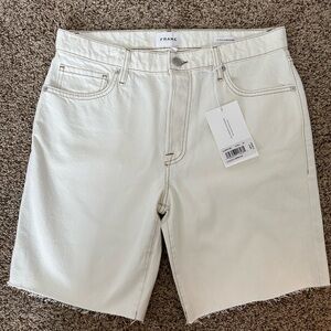 NWT FRAME Le Slouch Bermuda Shorts